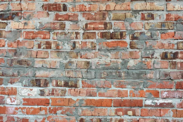 Fondo de la antigua pared de ladrillo vintage, ladrillo rojo — Foto de Stock