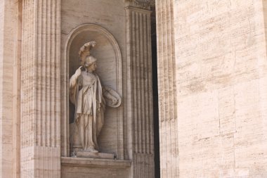 Vatikan Şehri. Bazilika. San Pietro Meydanı parçaları. İtalya, Roma.