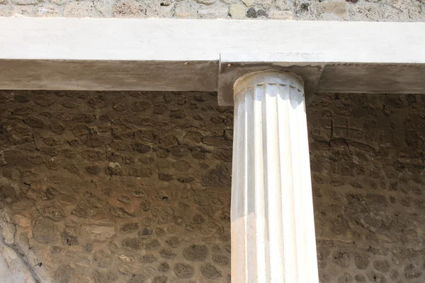 Ruínas de Pompeia. Cidade romana antiga na Itália morreu de erupção de Vesúvio . — Fotografia de Stock