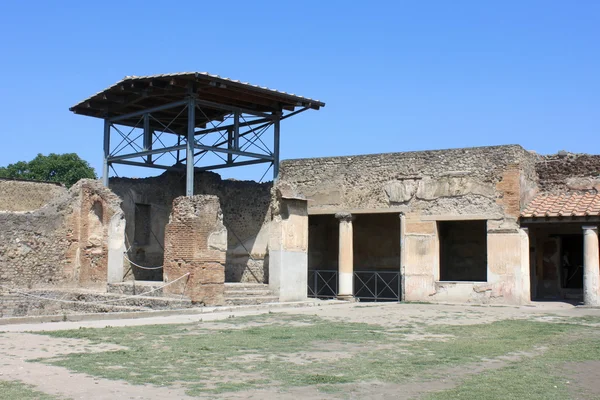 Fragmentos de ruínas de Pompeia. Cidade romana antiga . — Fotografia de Stock