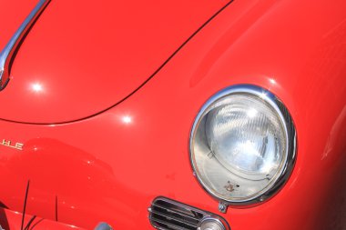 Napoli - 30 Haziran: Fuar Porsche 911 araba açık havada, Napoli, 30 Haziran 2016. İtalya.