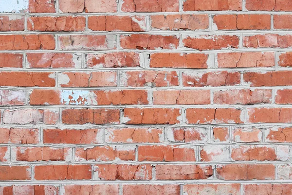 Ściana Jasnej Czerwonej Cegły Jako Piękne Tło Stylu Poddasza Dla — Zdjęcie stockowe