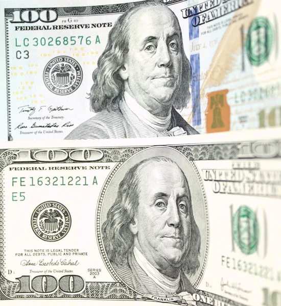 Closeup ของบิลดอลลาร์ — ภาพถ่ายสต็อก