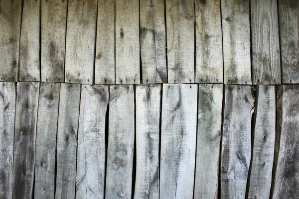 Texture murale en bois, fond en bois avec nœuds et clous — Photo