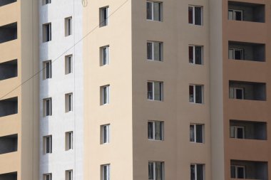 modern inşaat son aşamasında bina çok öykülü