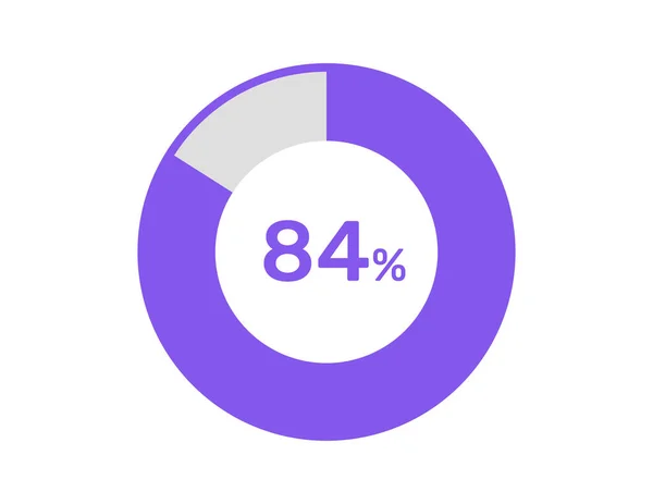 Circle Percentage Diagrams Percentage Ready Use Web Design Infographic Business — Stock Vector