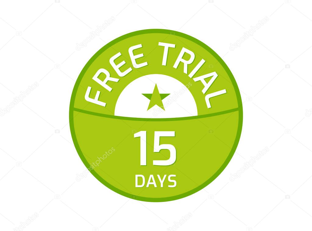 15 Days Free Trial logo, 15 Day Free trial image