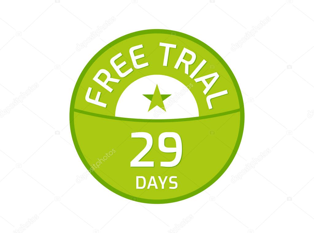 29 Days Free Trial logo, 29 Day Free trial image