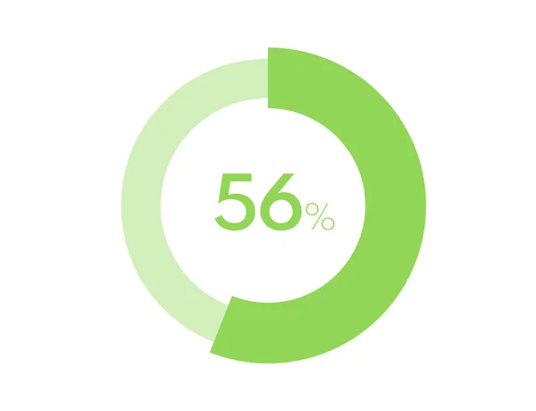 Diagrammi Cerchio Vettore Infografico Percentuale Pronta All Uso Web Design — Vettoriale Stock