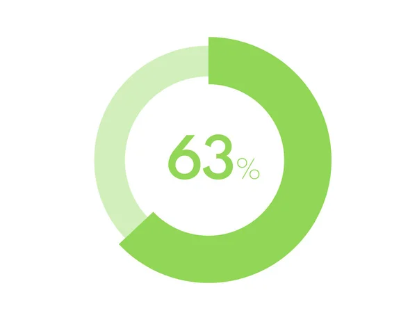 Diagrammi Cerchio Infografica Vettoriale Percentuale Pronta All Uso Web Design — Vettoriale Stock