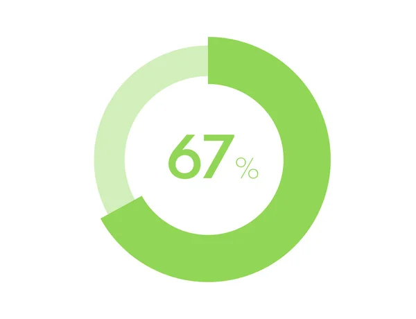 Cirkel Diagrammen Infographics Vector Percentage Klaar Voor Gebruik Voor Web — Stockvector