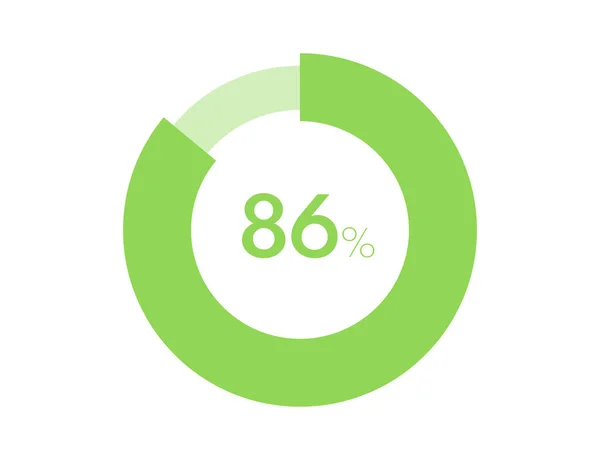 Diagrammi Cerchio Infografica Vettoriale Percentuale Pronta All Uso Web Design — Vettoriale Stock