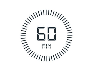 60 dakikalık zamanlayıcı Saatleri, Zamanlayıcı 60 dakikalık simge