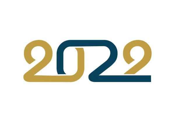 Felice Anno Nuovo 2022 Design Del Testo Tuoi Banner Natalizi — Vettoriale Stock
