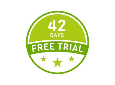 42 gün ücretsiz deneme. 42 gün ücretsiz deneme rozeti