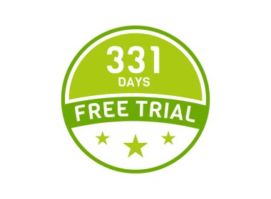 331 gün ücretsiz deneme. 331 gün ücretsiz duruşma rozeti