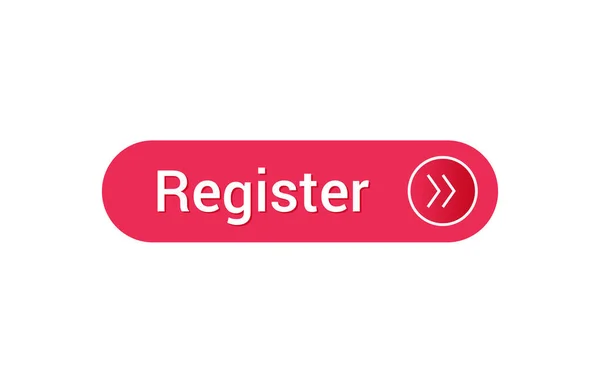 Register Button Register Icon Web — Stock Vector