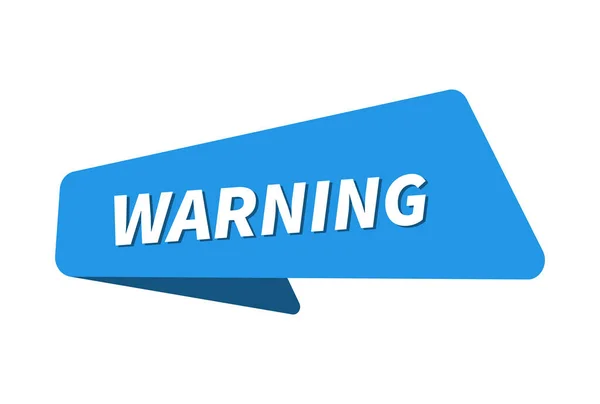 Προειδοποίηση Εικόνας Εικόνα Διανύσματος Προειδοποιητικού Banner — Διανυσματικό Αρχείο