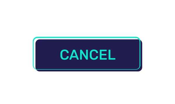 배경에 Cancel — 스톡 벡터