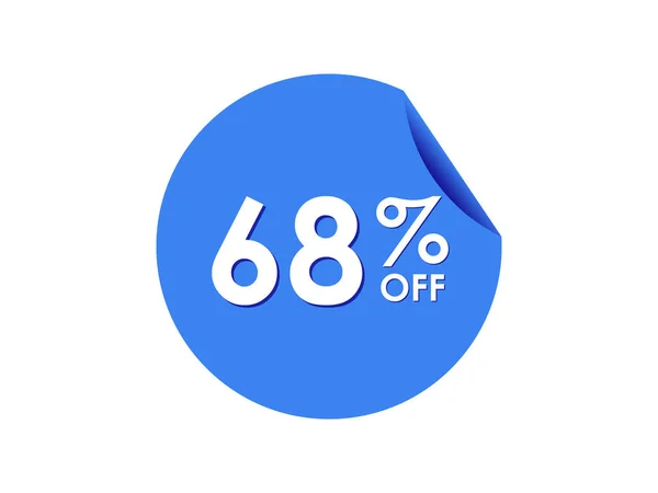 Sticker Percent Discount Special Offer Price Label — Stock Vector