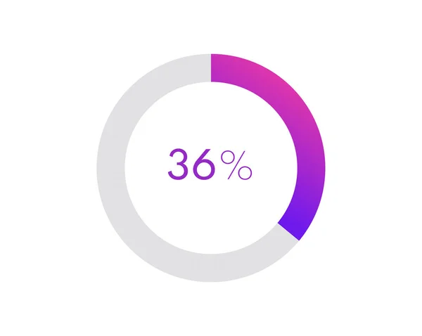 Graphique Circulaire Illustration Entreprise Diagramme Circulaire Infographie Vectorielle Pourcentage — Image vectorielle