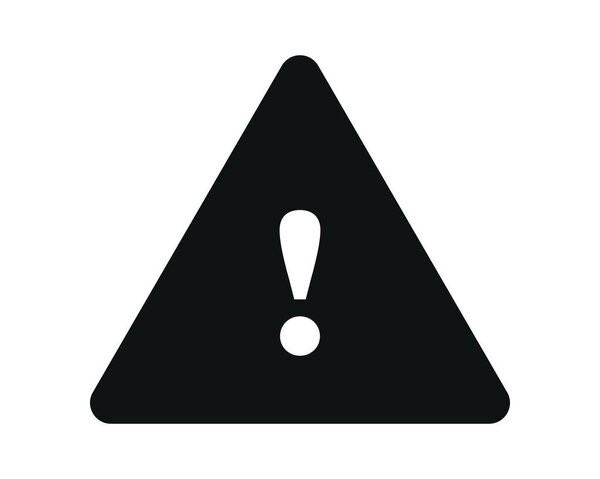 Значок внимания. Символ Чёрного предупреждения