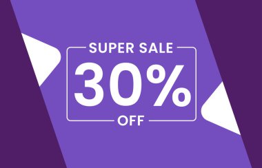 % 30 indirimli,% 30 indirimli,% 30 indirimli vektör illüstrasyonlu beyaz arka plan