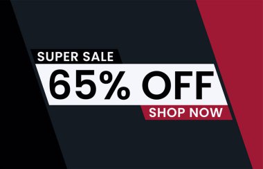 % 65 indirimli modern afiş vektör illüstrasyonu,% 65 indirimli satış.