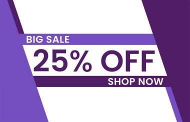 % 25 indirimli bayrak,% 25 indirimli indirim promosyonu