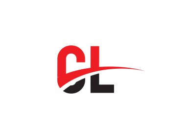 CL Harf İlk Logo Tasarımı Şablonu