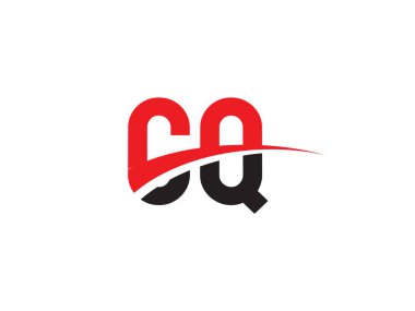 CQ Harf İlk Logo Tasarımı Şablonu