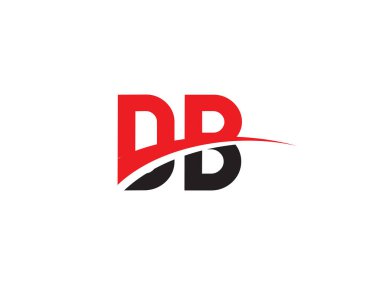 DB Harf İlk Logo Tasarım Şablonu