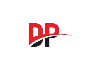 DP Harfi İlk Logo Tasarımı Şablonu