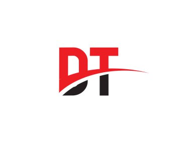 DT Harf İlk Logo Tasarım Şablonu