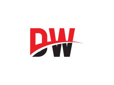DW Harf İlk Logo Tasarım Şablonu