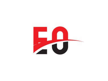 EO Harf İlk Logo Tasarımı Şablonu
