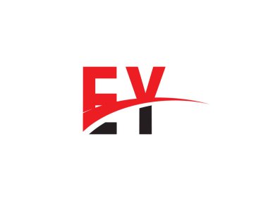 EY Letter İlk Logo Tasarım Şablonu