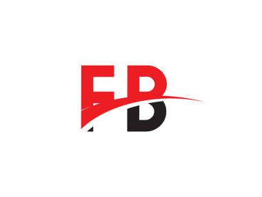 FB Harf İlk Logo Tasarım Şablonu