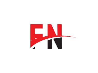 FN Harf İlk Logo Tasarım Şablonu