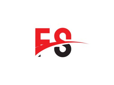 FS Harf İlk Logo Tasarım Şablonu