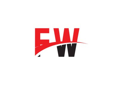 FW Harf İlk Logo Tasarım Şablonu