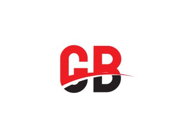 GB Harf İlk Logo Tasarımı Şablonu