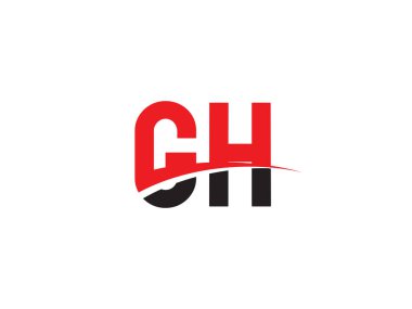 GH Harfi İlk Logo Tasarımı Şablonu