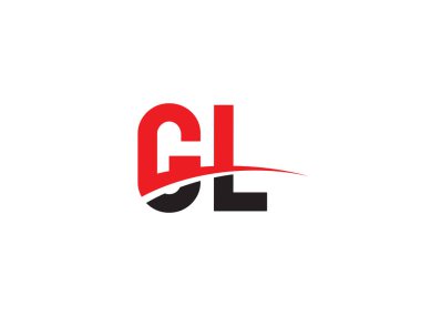GL Harf İlk Logo Tasarımı Şablonu