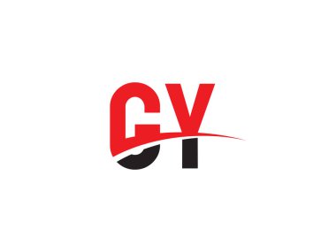 GY Harf İlk Logo Tasarımı Şablonu