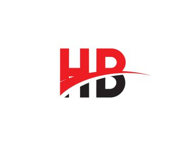 HB Harf İlk Logo Tasarım Şablonu