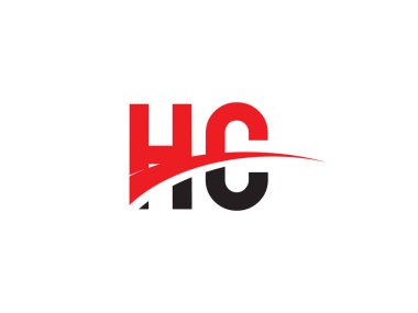 HC Harf İlk Logo Tasarımı Şablonu