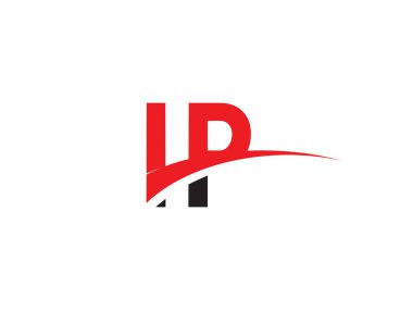 IP Harfi İlk Logo Tasarımı Şablonu