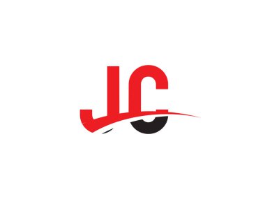 JC Harf İlk Logo Tasarımı Şablonu