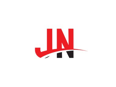 JN Harf İlk Logo Tasarımı Şablonu
